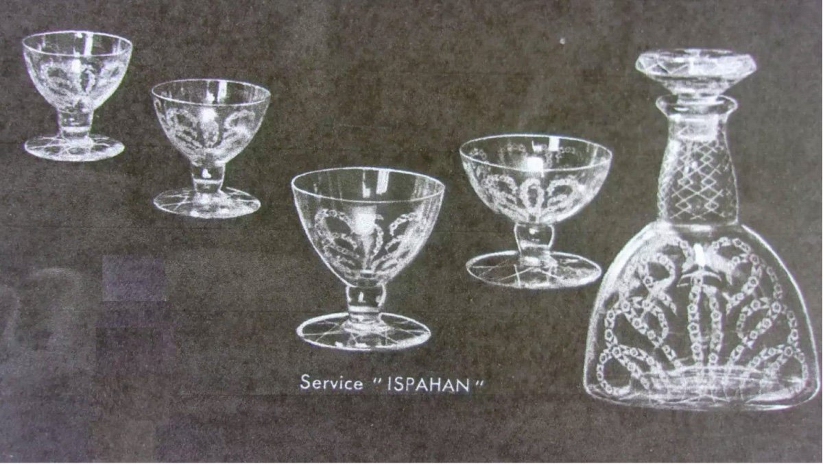 Baccarat 12 Ispahan Wine Glasses-photo-4