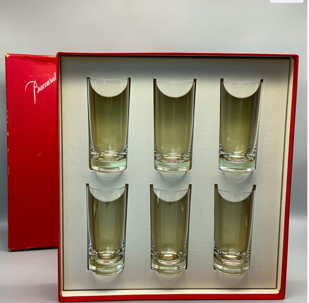 Baccarat Box Of 6 Perfection Tumblers
