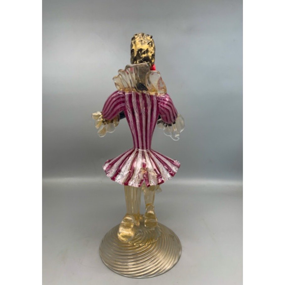 Murano Grand Bougeoir En Verre Soufflé -photo-4