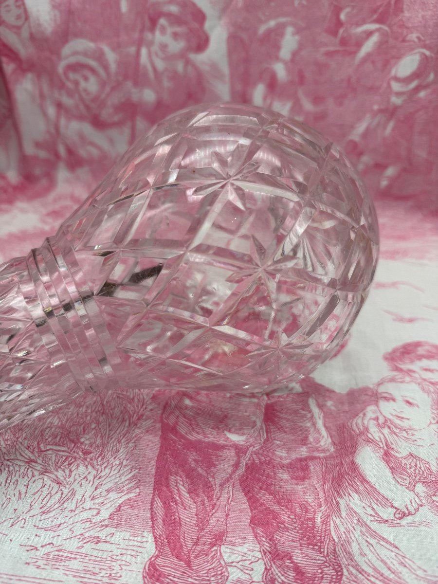 Crystal And Silver Metal Ewer-photo-4