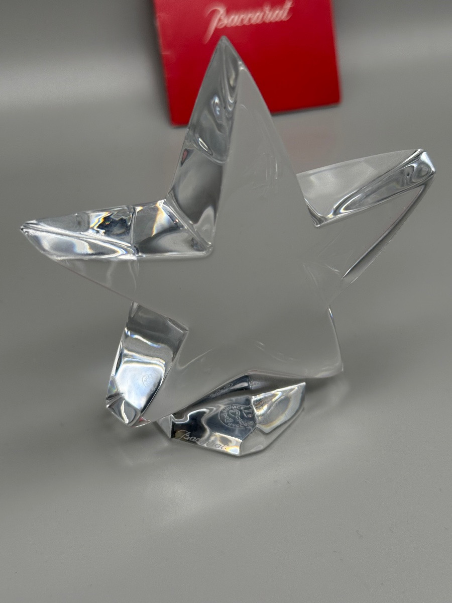 Baccarat Star Paperweight -photo-2