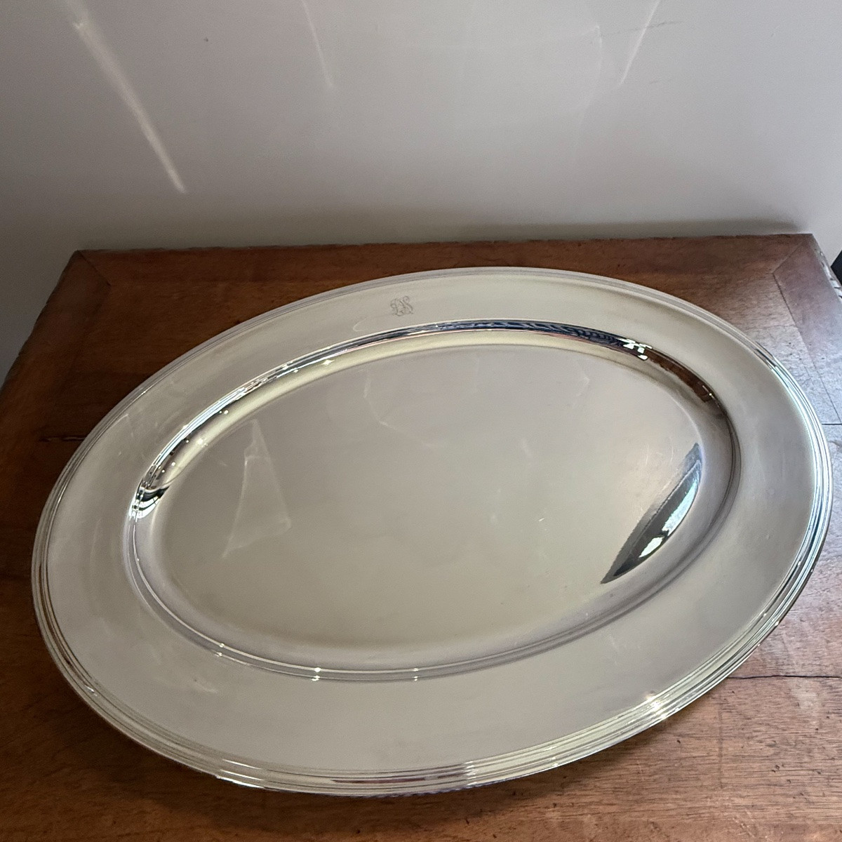 Christofle grand plat Albi 54x 37 cm-photo-2