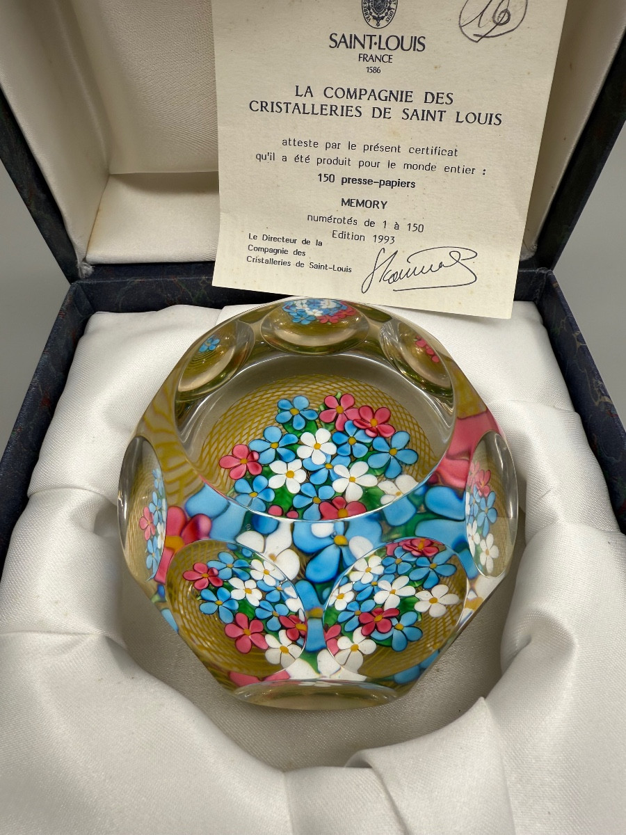Saint Louis presse-papiers sulfure  Memory Édition limitée 