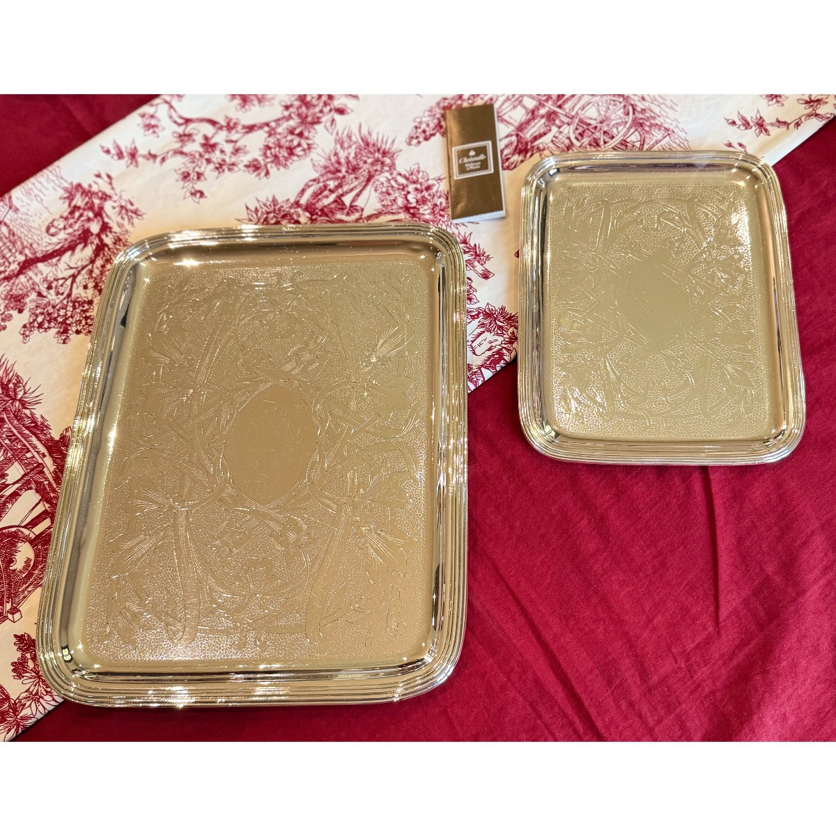 Christofle 2 Assorted Trays-photo-2