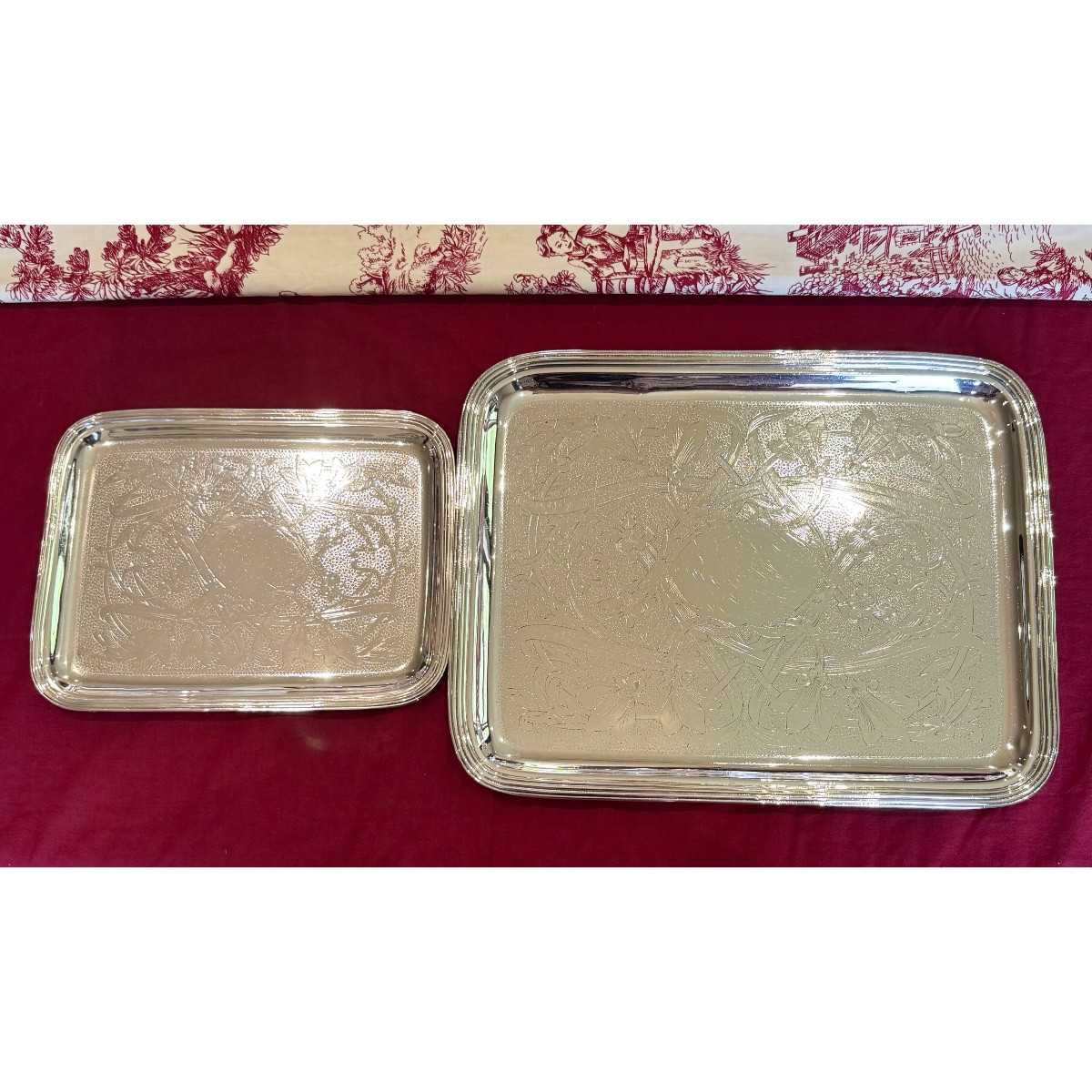 Christofle 2 Assorted Trays