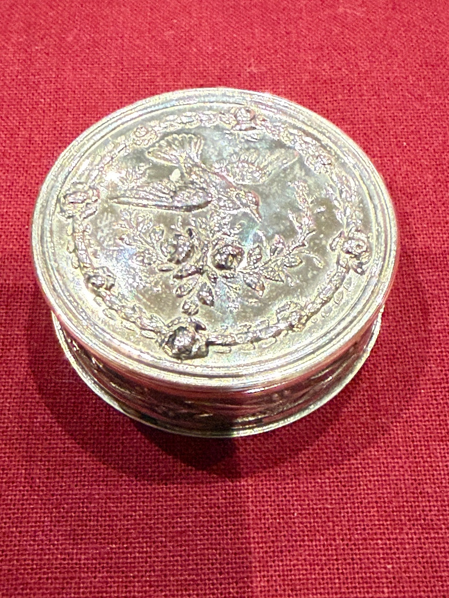 Boîte à pilules Argent Massif