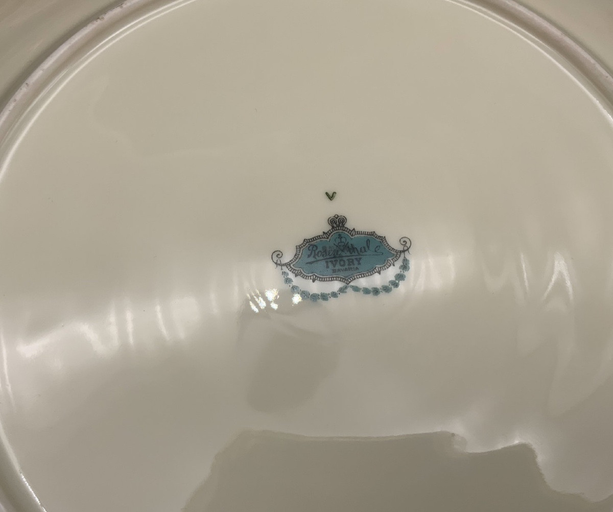 12 Assiettes porcelaine Rosenthal Yvory-photo-3