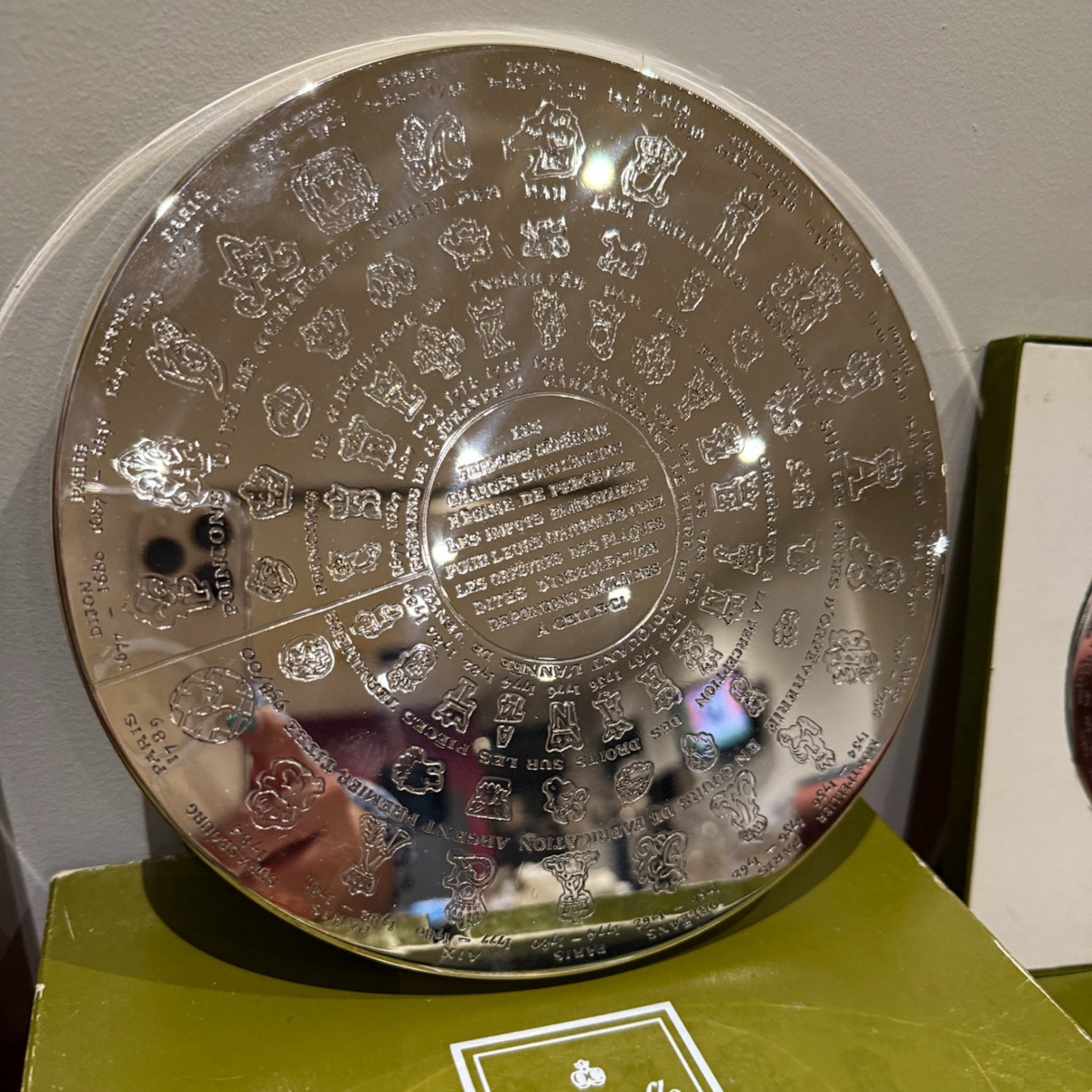 Christofle dessous de plat, dessous de carafes et sous verres Fermiers Généraux -photo-2