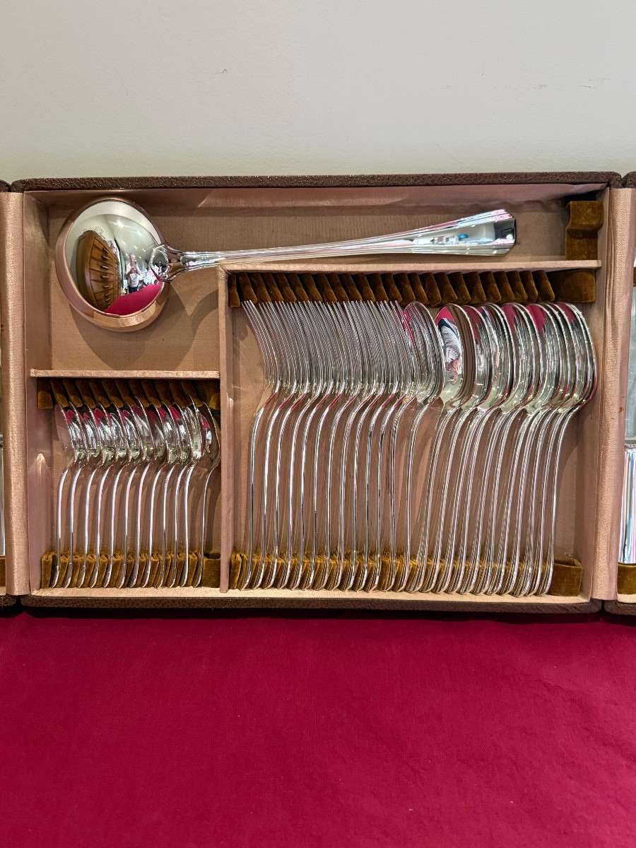 Christofle Ménagère Boréal 49 pièces -photo-3