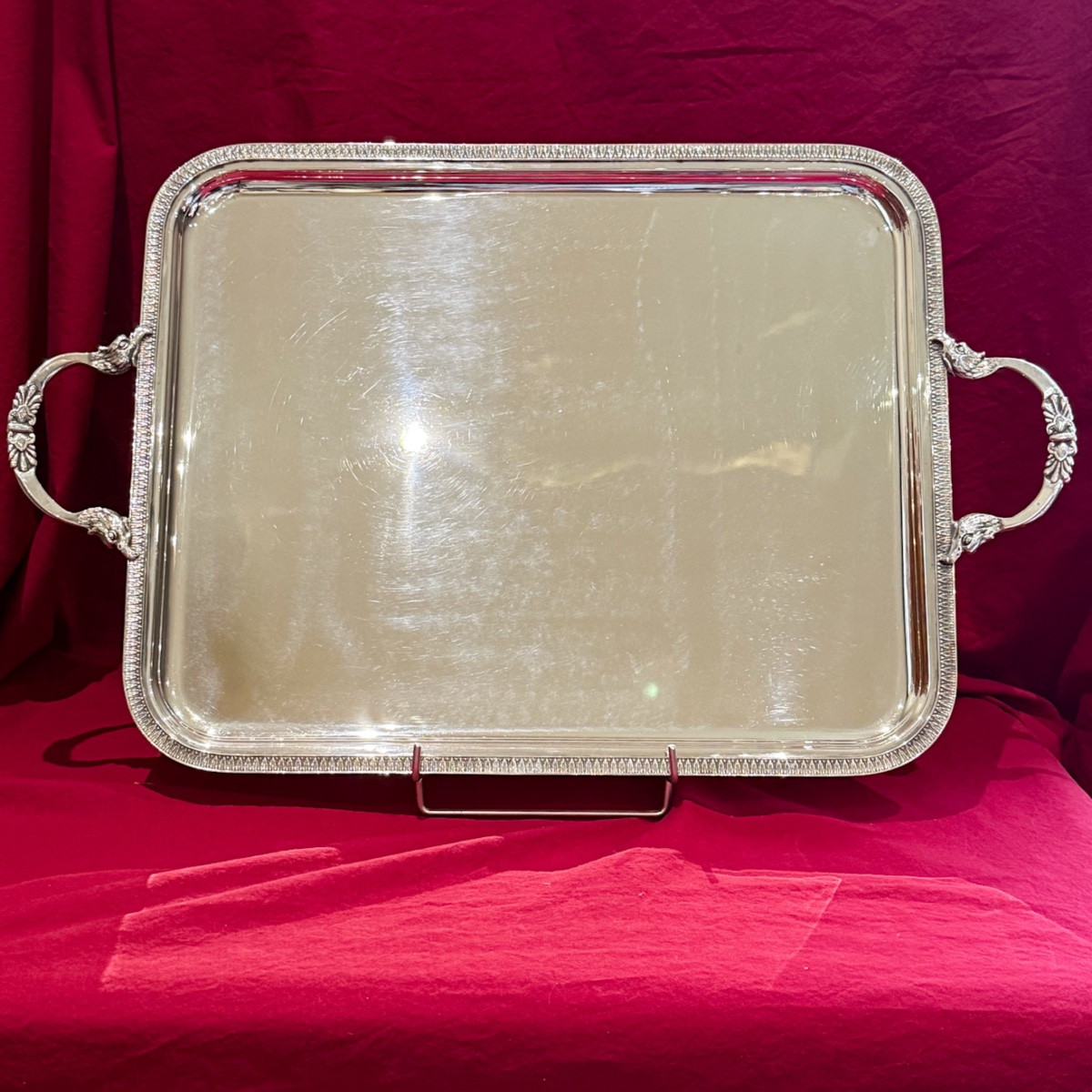 Grand plateau de service à têtes d’aigles-photo-4