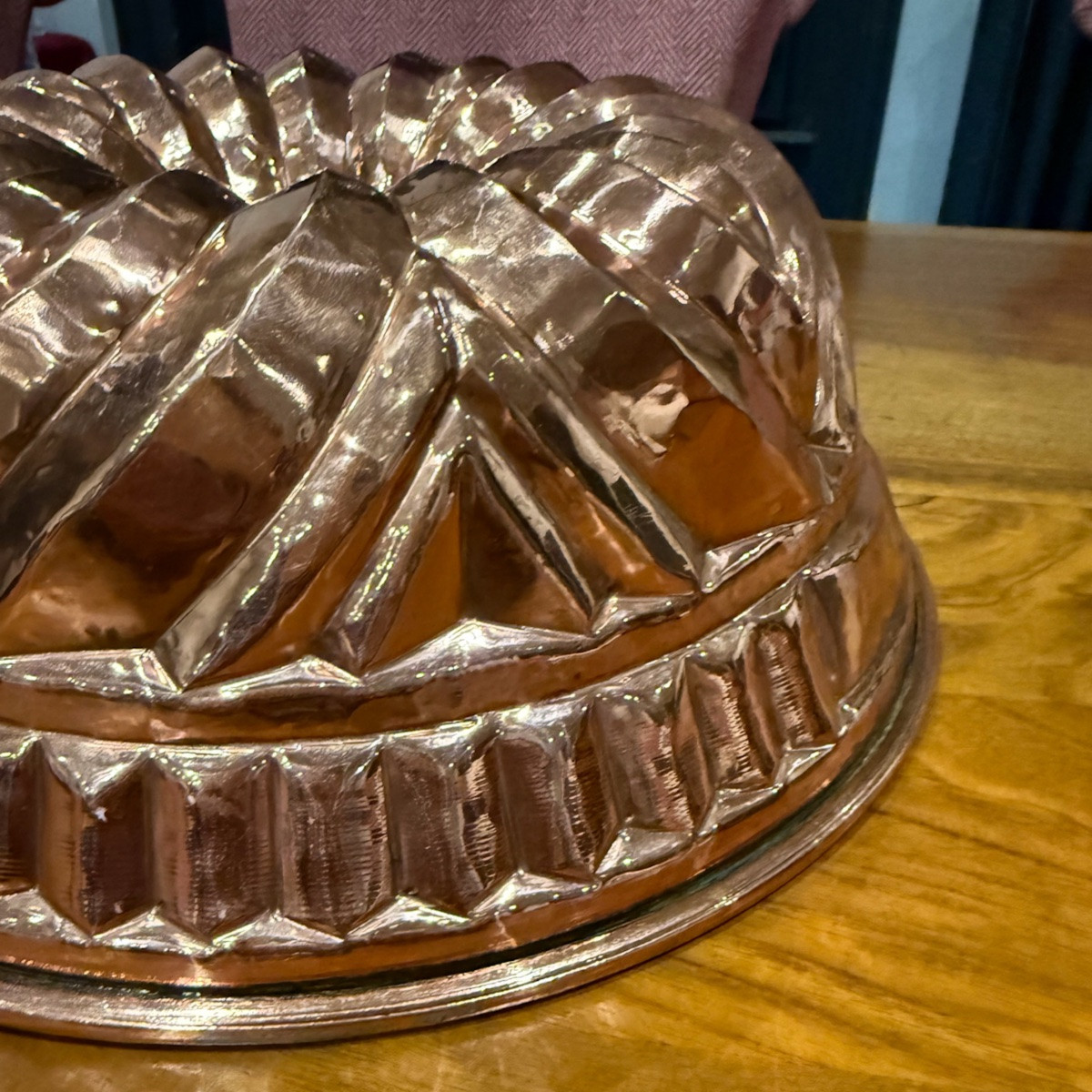 Large Copper Cake Tin -photo-2