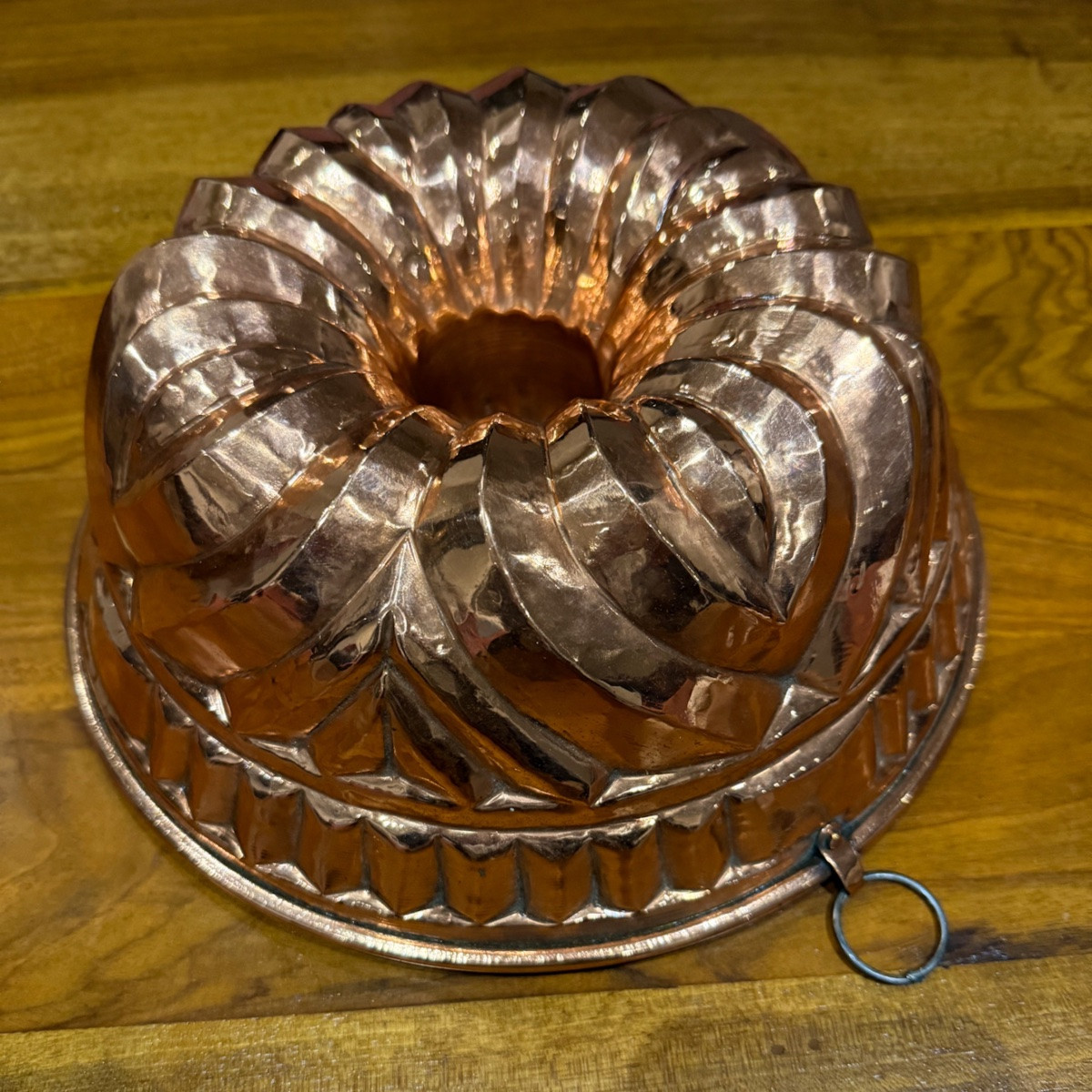 Large Copper Cake Tin -photo-3