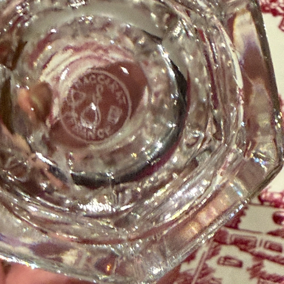 Baccarat Harcourt Mustard Pot With Its Spoon -photo-1