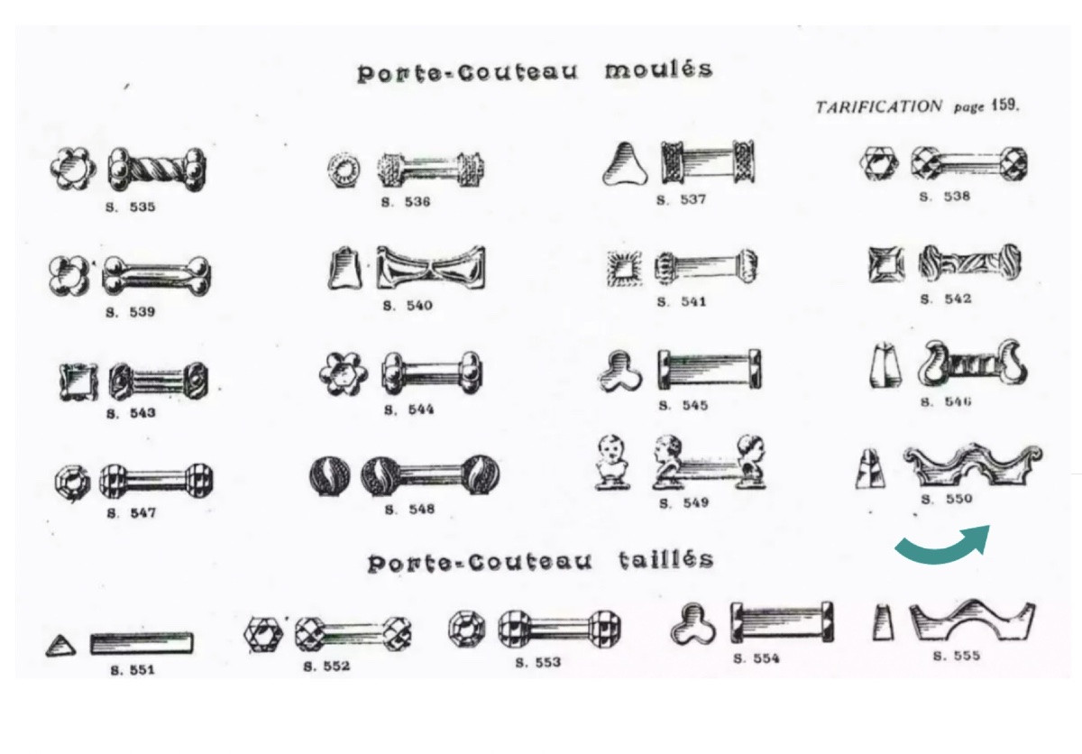 Baccarat 12 porte couteaux en cristal-photo-4