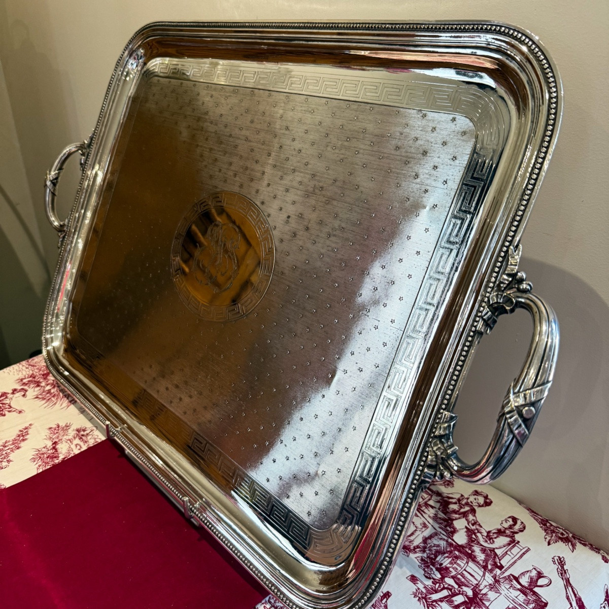 Plateau Charles Christofle XIXeme-photo-2