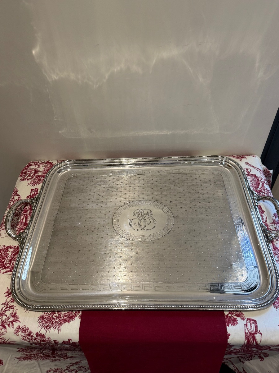 Plateau Charles Christofle XIXeme-photo-4