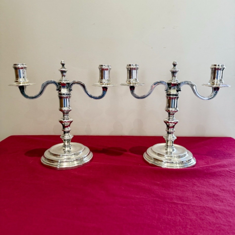 Christofle Pair Of Candlesticks-photo-2
