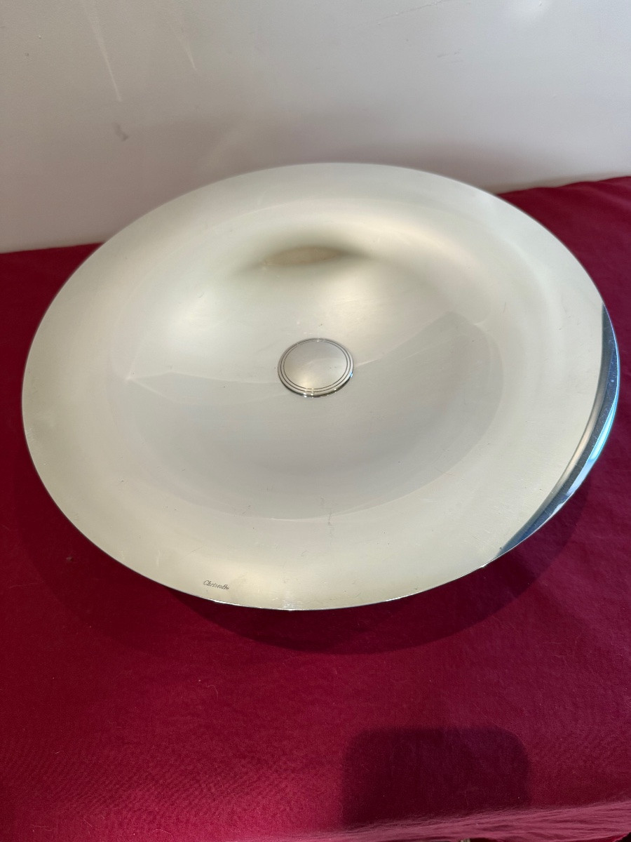 Christofle coupe Art Déco par Luc Lanel-photo-2