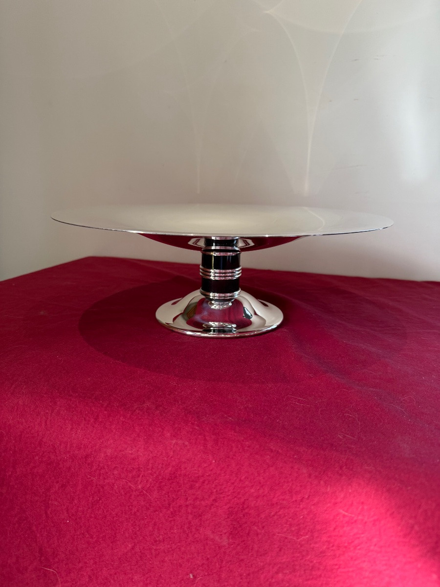 Christofle coupe Art Déco par Luc Lanel-photo-2