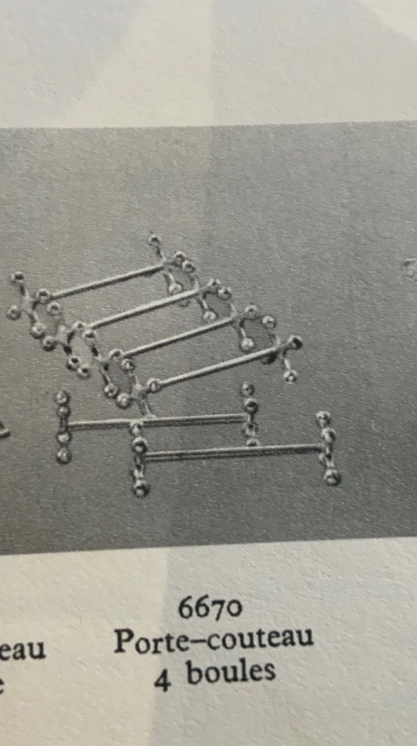 Christofle 12 reposé-couteaux « 4 boules »-photo-3