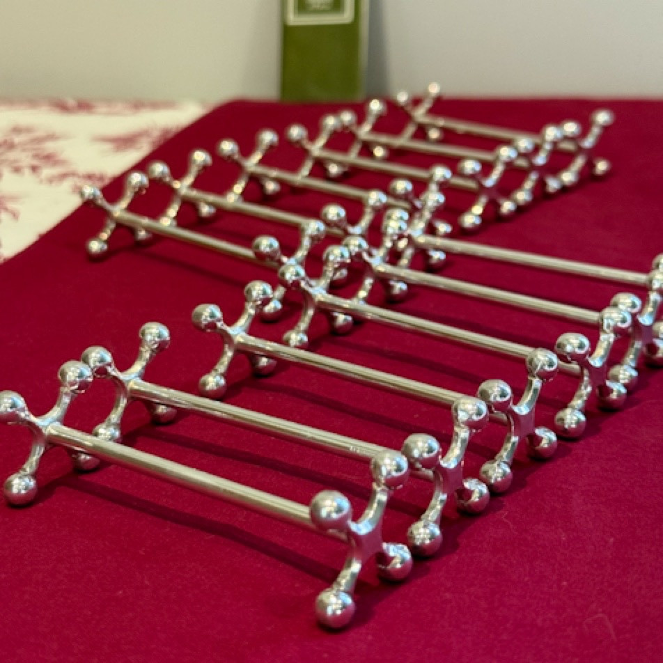 Christofle 12 reposé-couteaux « 4 boules »