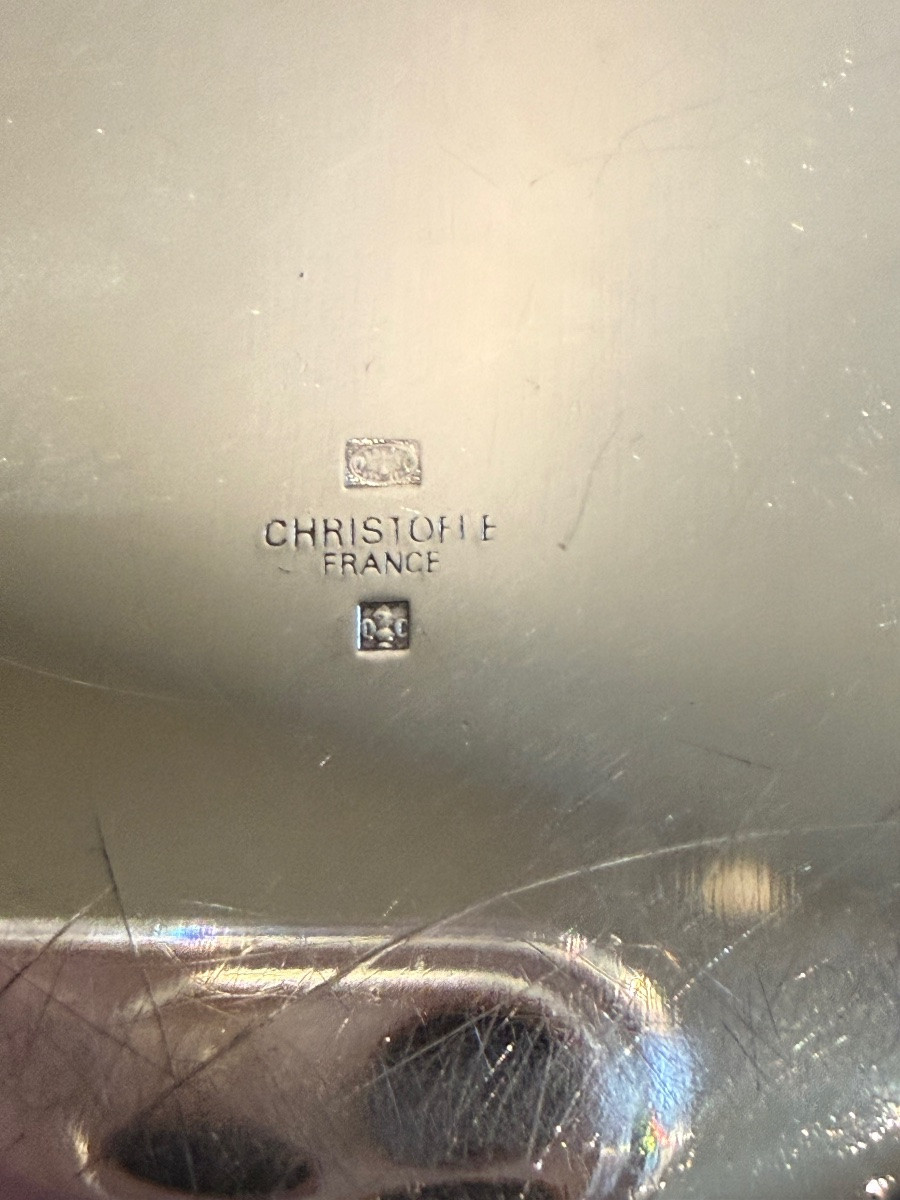 Christofle Pair Of Coasters Albi-photo-3