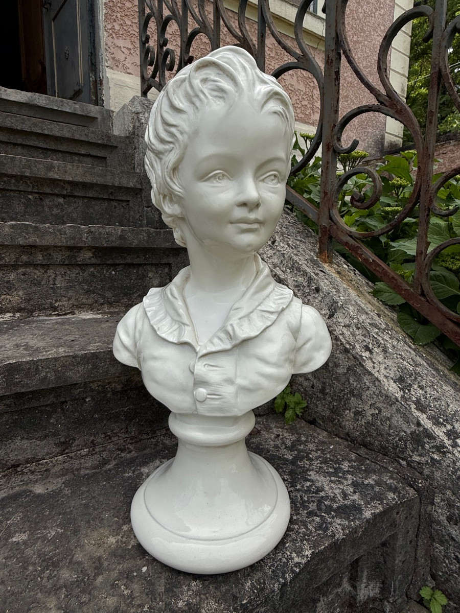Grand buste Jeune fille d’après Houdon-photo-2