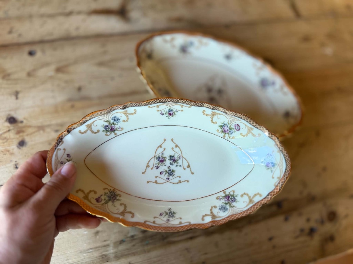 Limoges Porcelain Dinner Service 84 Pieces-photo-4
