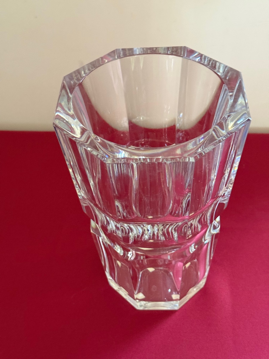 【USED美品】Baccarat バカラ　Edith エディス　花瓶　vase Proantic: Baccarat Edith Vase, Large Size