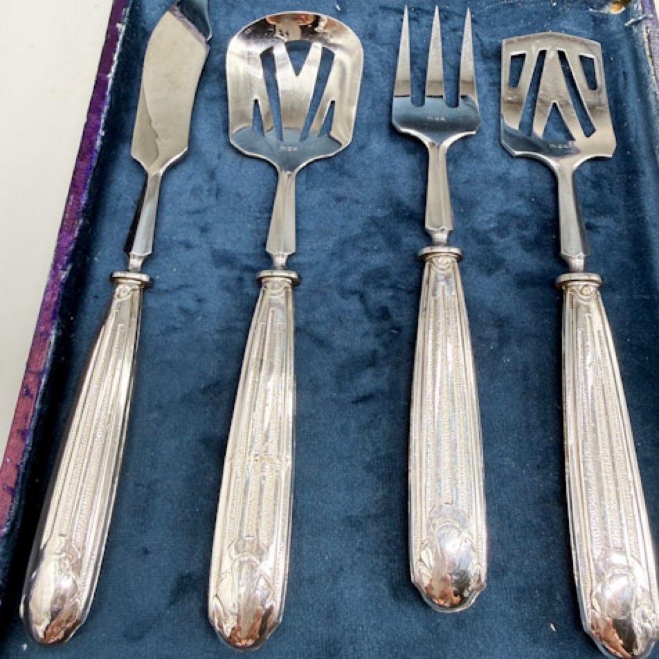 Silver-handled Appetizer Set -photo-2