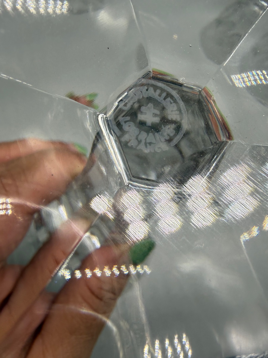 12 verres à eau cristal de Lorraine -photo-4