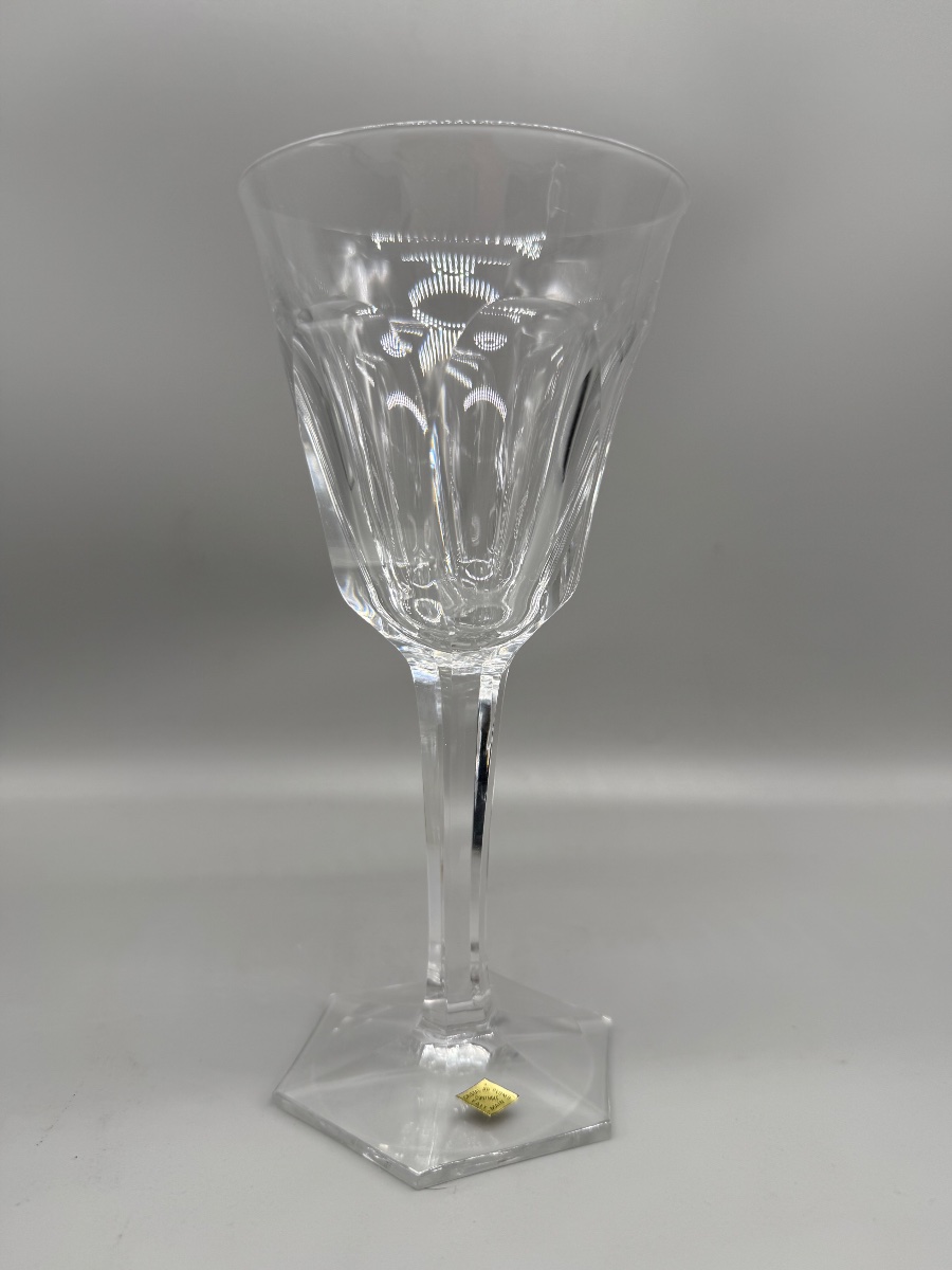 12 verres à eau cristal de Lorraine -photo-1