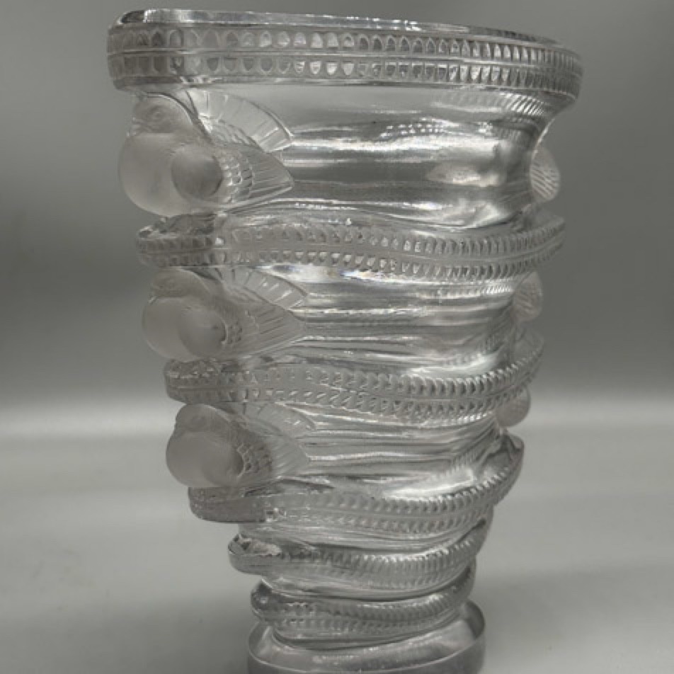R.Lalique Vase Saint Marc -photo-2