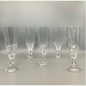 Christian Dior 5 Champagne Flutes