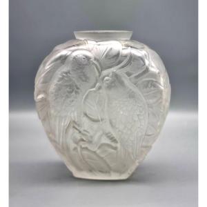 Vase Aux Perruches Delatte 1930