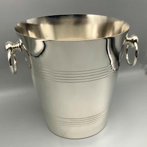 Silver Metal Champagne Bucket