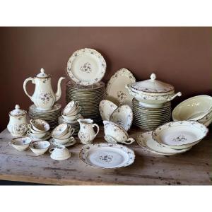Service de table porcelaine de Limoges 84 pièces 