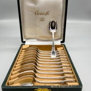 Christofle 12 Marly Mocha Spoons
