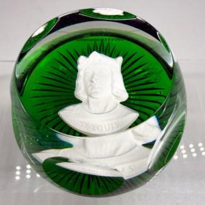 Baccarat - Le Médaillier Franklin 1976 - Presse-papier Saint Louis