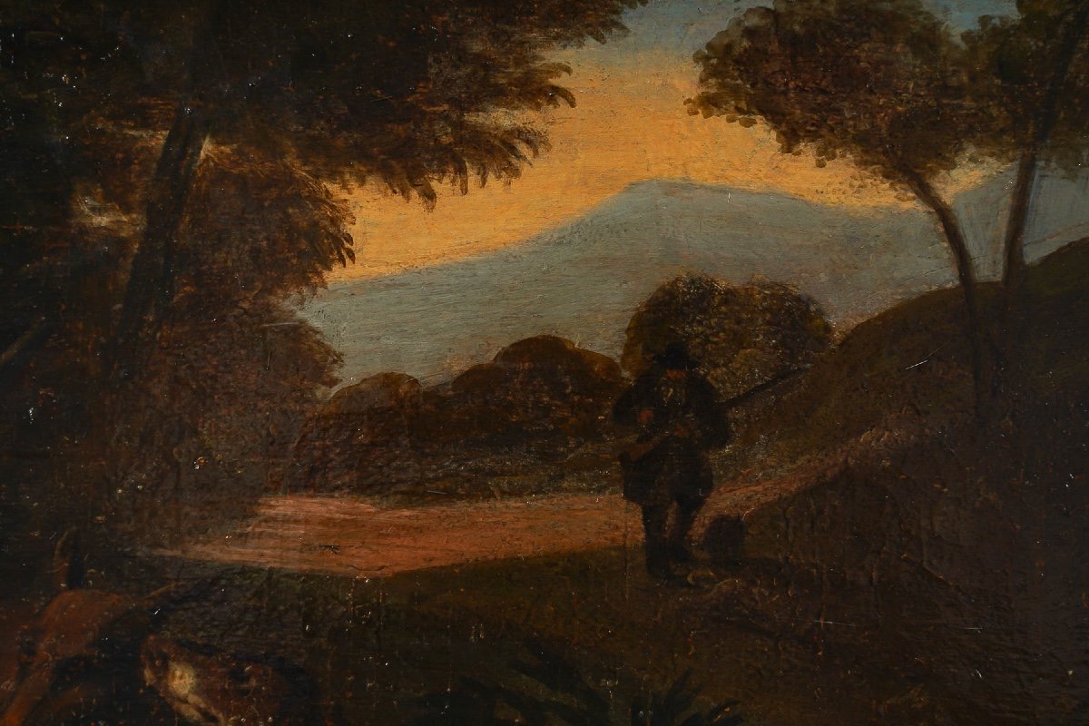 Adriaen De Gryef (1670-1722) - Retours De Chasse Paire D’huiles Sur Toile Vers 1680-photo-1