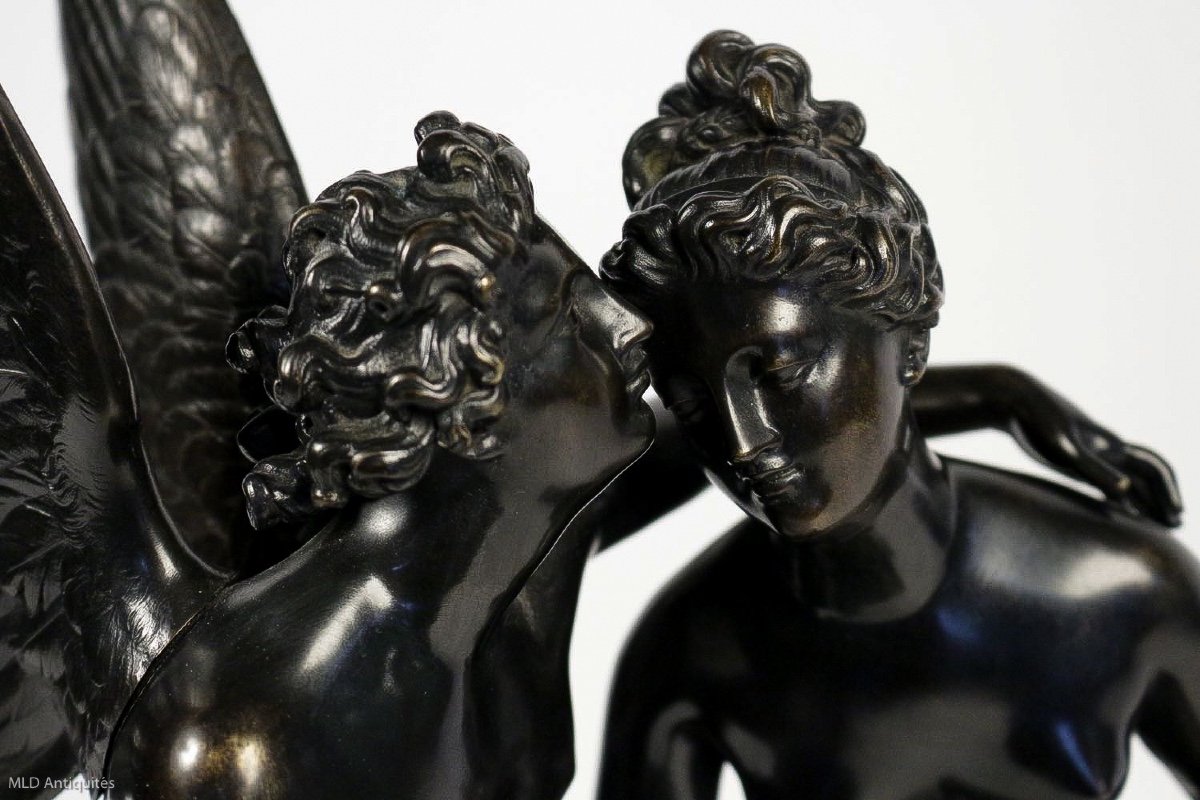 French Romantic Period, Patinated Bronze Sculpture Circa 1830-1840-photo-4