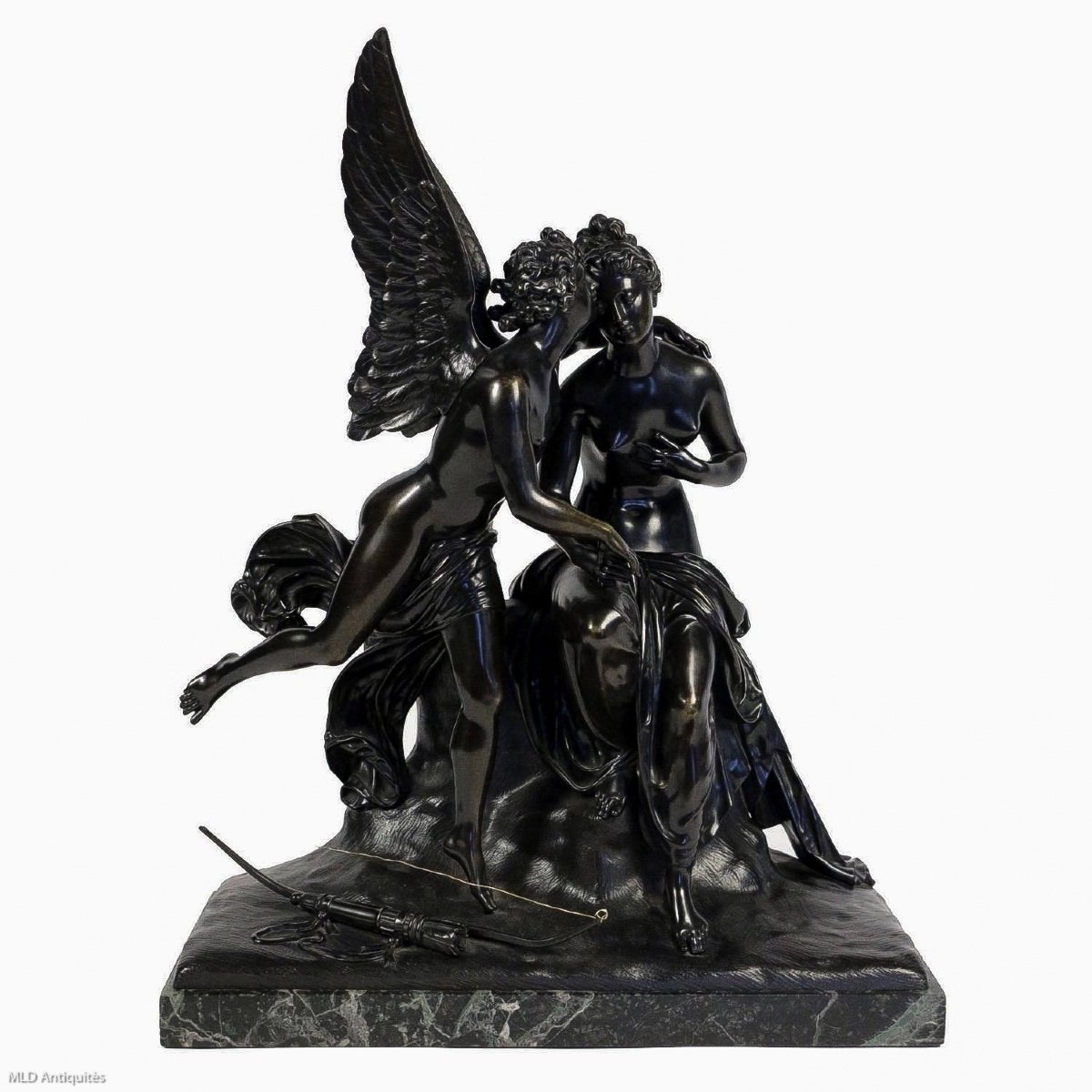 French Romantic Period, Patinated Bronze Sculpture Circa 1830-1840