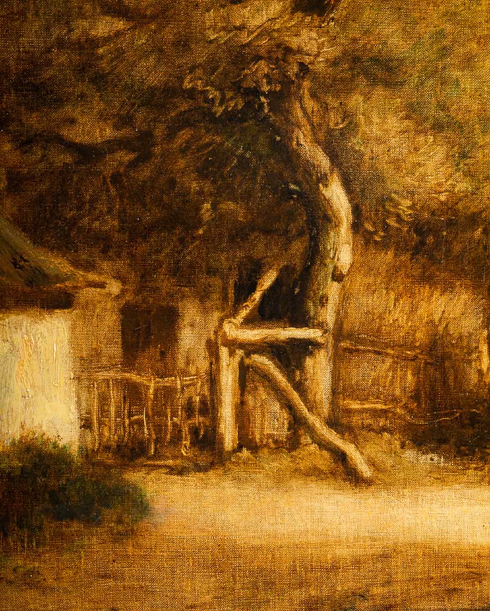 Jules Dupré (1811-1889) Paysage De L’isle Adam Oil On Canvas Circa 1860-photo-4