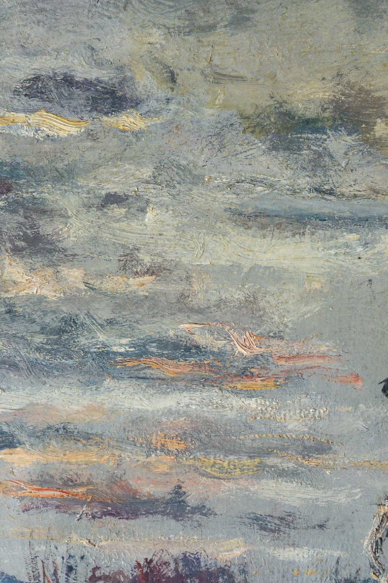 Serge Belloni (1925-2005) - Place De La Concorde Oil On Canvas Dated 1973-photo-4