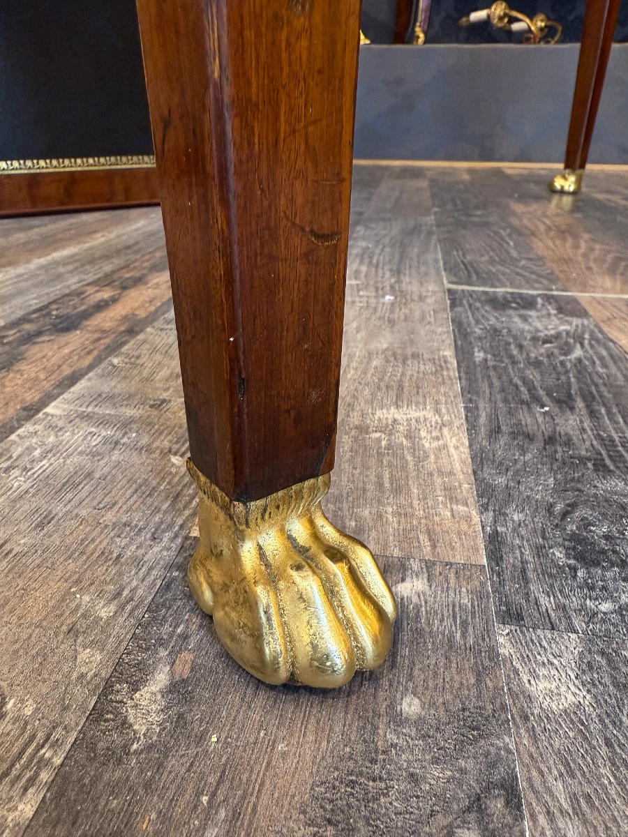 Martin-guillaume Biennais Au Singe Violet Tric-trac In Mottled Mahogany French Empire Period-photo-4