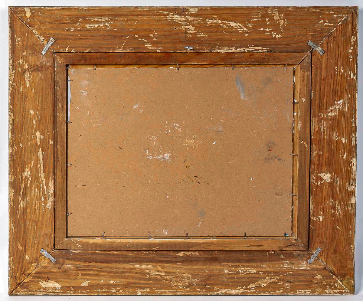Serge Belloni (1925-2005) - Paris The Flower Quays Oil On Wood Circa 1980-photo-2