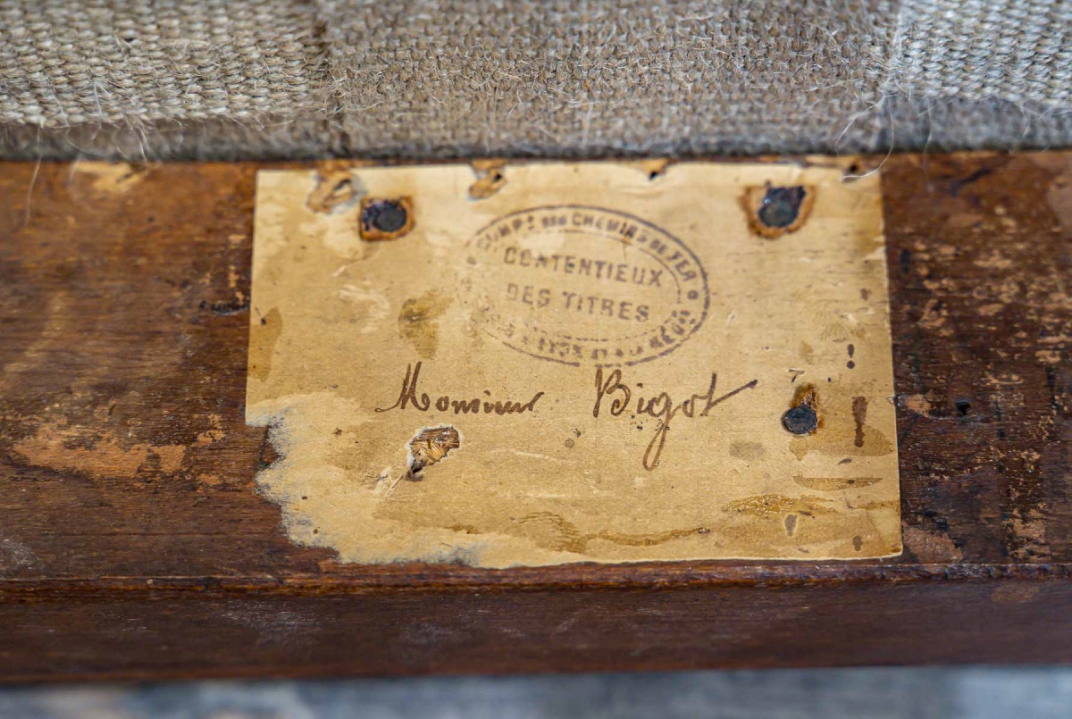 François Honoré Jacob (1770-1841) Suite de Quatre grands fauteuils en acajou d’époque Empire-photo-8