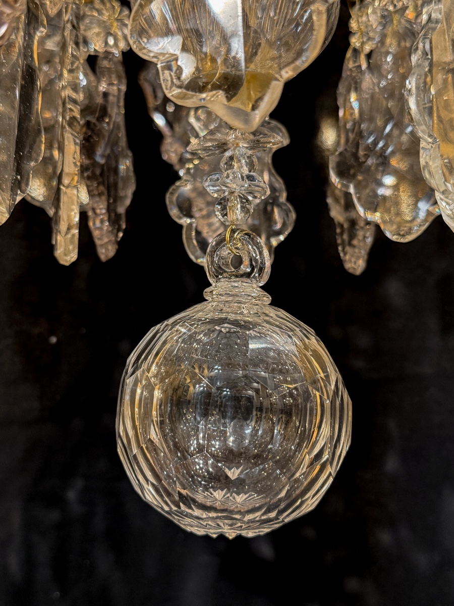 French Louis XV Period Gilt-bronze And Cut-crystal Chandelier Circa 1760–1770, France-photo-7