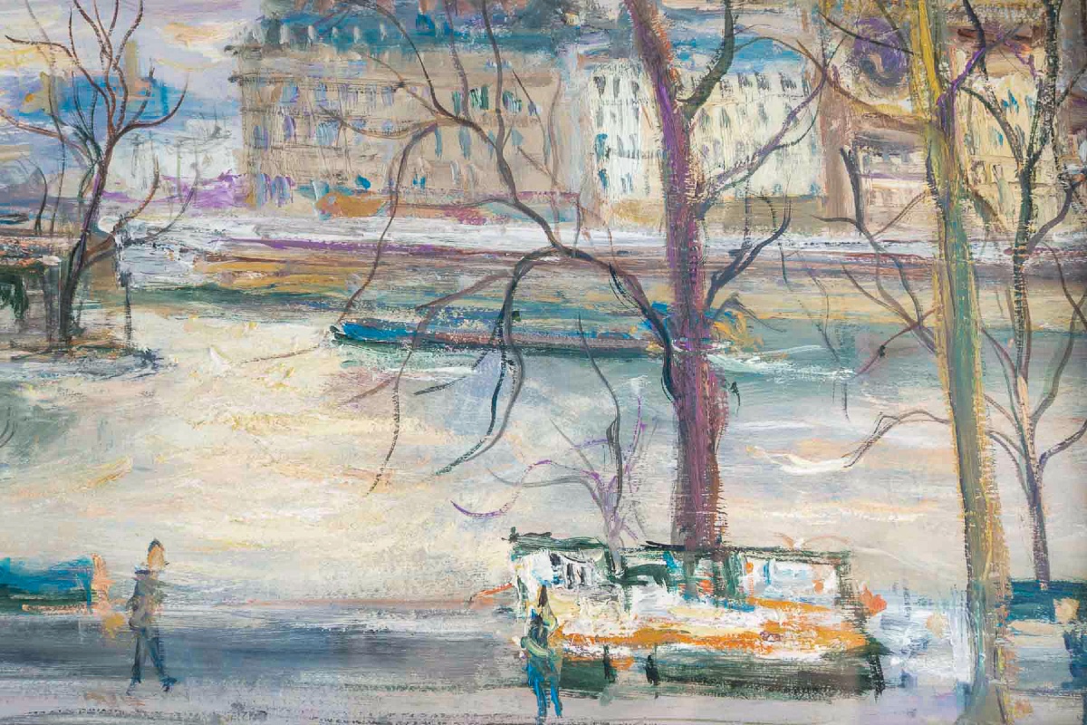 Serge Belloni (1925-2005) - Les Quais de Paris, l’Île Saint-Louis et les Bouquinistes HSB-photo-3