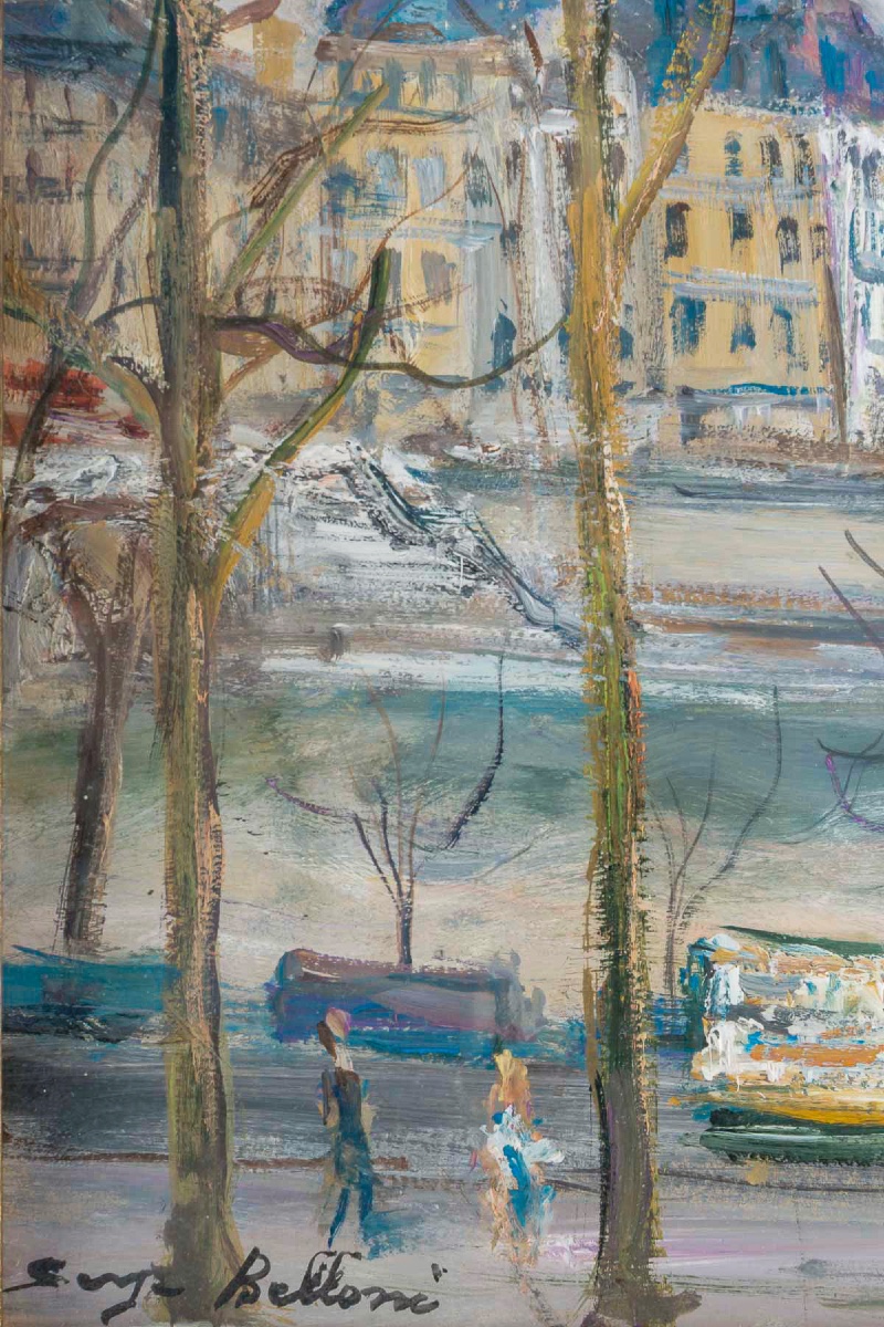 Serge Belloni (1925-2005) - Les Quais de Paris, l’Île Saint-Louis et les Bouquinistes HSB-photo-4